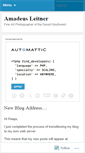 Mobile Screenshot of amadeusleitner.wordpress.com