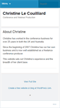 Mobile Screenshot of christinelecouilliard.wordpress.com