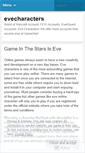 Mobile Screenshot of evecharacters.wordpress.com