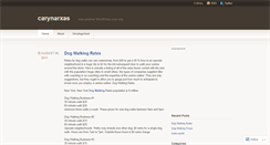 Desktop Screenshot of carynarxas.wordpress.com