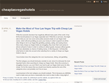 Tablet Screenshot of cheaplasvegashotels.wordpress.com