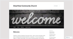 Desktop Screenshot of clearviewcommunitychurch.wordpress.com