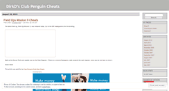 Desktop Screenshot of dirkdclubpenguin.wordpress.com