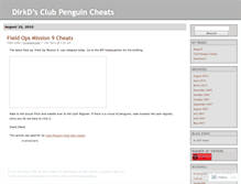 Tablet Screenshot of dirkdclubpenguin.wordpress.com