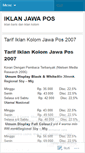 Mobile Screenshot of iklanjawapos.wordpress.com