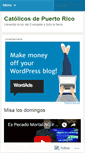 Mobile Screenshot of catolicosdepuertorico.wordpress.com