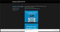 Desktop Screenshot of osteriamuseo.wordpress.com