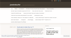 Desktop Screenshot of joewindsurfer.wordpress.com