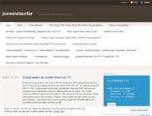 Tablet Screenshot of joewindsurfer.wordpress.com