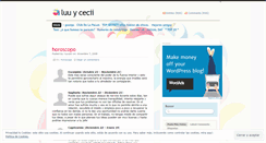 Desktop Screenshot of luyceci.wordpress.com