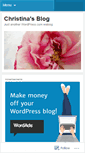 Mobile Screenshot of christinaclayton.wordpress.com
