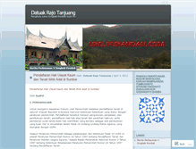 Tablet Screenshot of datuakrajotanjuang.wordpress.com