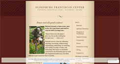 Desktop Screenshot of franciscancenter.wordpress.com