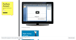 Desktop Screenshot of mfarhanansari.wordpress.com