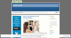 Desktop Screenshot of loebphotos.wordpress.com