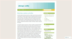 Desktop Screenshot of designnoob.wordpress.com