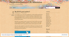 Desktop Screenshot of happinessqueen.wordpress.com