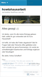 Mobile Screenshot of howtohausarbeit.wordpress.com