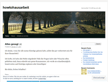 Tablet Screenshot of howtohausarbeit.wordpress.com