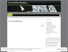 Tablet Screenshot of envyworthywindows.wordpress.com