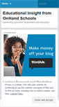 Mobile Screenshot of onhandschools.wordpress.com
