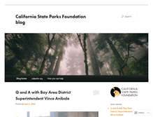Tablet Screenshot of calparks.wordpress.com