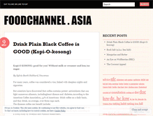 Tablet Screenshot of foodchannelasia.wordpress.com