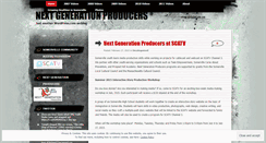 Desktop Screenshot of nextgenerationproducers.wordpress.com