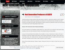 Tablet Screenshot of nextgenerationproducers.wordpress.com