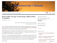 Tablet Screenshot of climatecommercial.wordpress.com