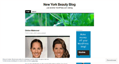 Desktop Screenshot of newyorkbeautyblog.wordpress.com