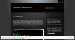 Desktop Screenshot of hackingethics.wordpress.com