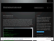 Tablet Screenshot of hackingethics.wordpress.com