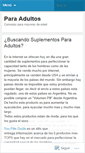 Mobile Screenshot of paraadultos.wordpress.com