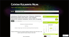 Desktop Screenshot of catatankuliahnya.wordpress.com