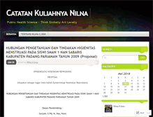 Tablet Screenshot of catatankuliahnya.wordpress.com