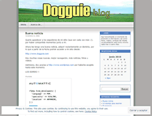 Tablet Screenshot of dogguie.wordpress.com