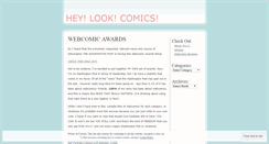 Desktop Screenshot of heylookcomics.wordpress.com