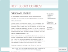 Tablet Screenshot of heylookcomics.wordpress.com