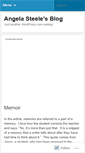 Mobile Screenshot of amsteele.wordpress.com