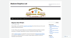 Desktop Screenshot of abalonegraphics.wordpress.com