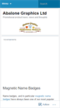 Mobile Screenshot of abalonegraphics.wordpress.com