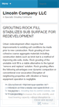 Mobile Screenshot of lincolncompanyllc.wordpress.com