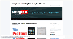 Desktop Screenshot of lovingdeal.wordpress.com