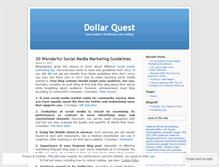 Tablet Screenshot of dollarz.wordpress.com