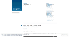 Desktop Screenshot of geespotting.wordpress.com