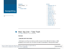 Tablet Screenshot of geespotting.wordpress.com