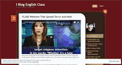 Desktop Screenshot of iblogenglishclass.wordpress.com