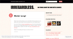 Desktop Screenshot of irregardlesslove.wordpress.com