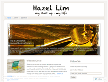 Tablet Screenshot of hazelogy.wordpress.com